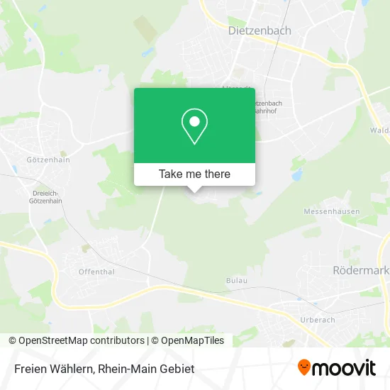 Карта Freien Wählern