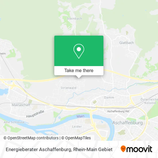Карта Energieberater Aschaffenburg