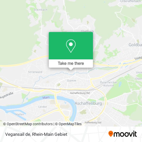 Vegansail de map