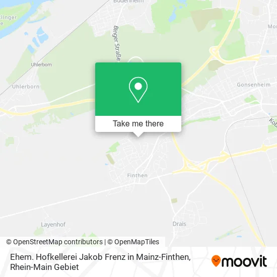 Карта Ehem. Hofkellerei Jakob Frenz in Mainz-Finthen