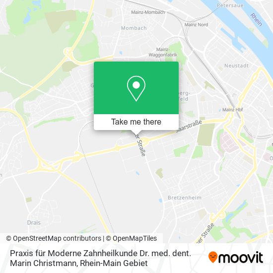 Praxis für Moderne Zahnheilkunde Dr. med. dent. Marin Christmann map