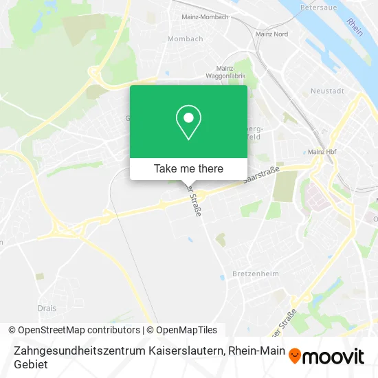 Карта Zahngesundheitszentrum Kaiserslautern