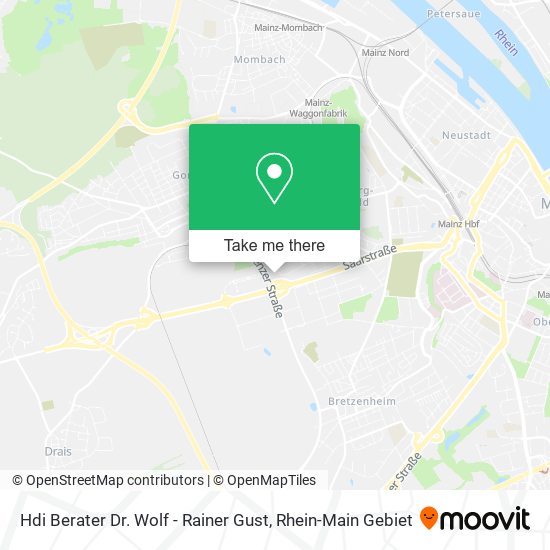 Hdi Berater Dr. Wolf - Rainer Gust map