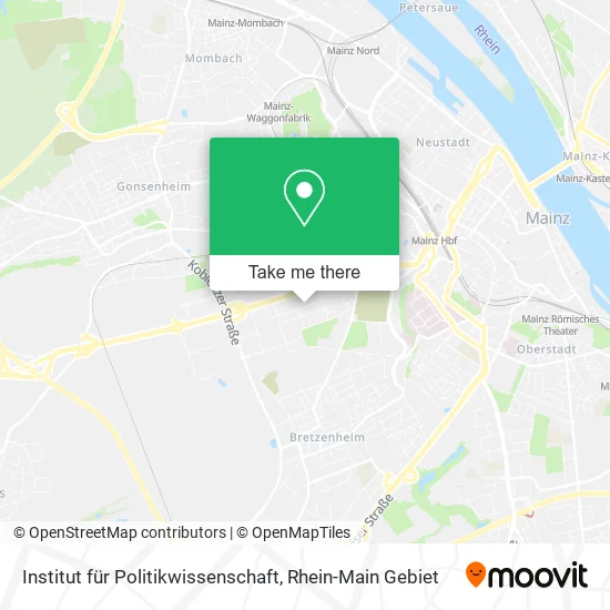 Карта Institut für Politikwissenschaft