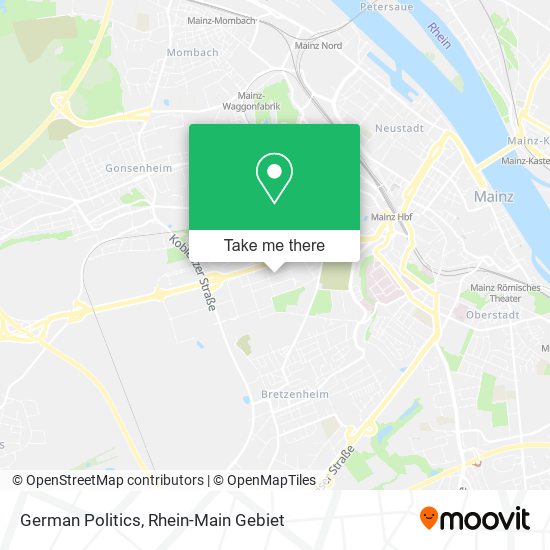 German Politics map