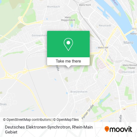 Deutsches Elektronen-Synchrotron map