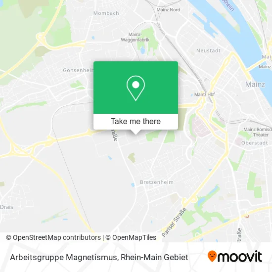 Карта Arbeitsgruppe Magnetismus