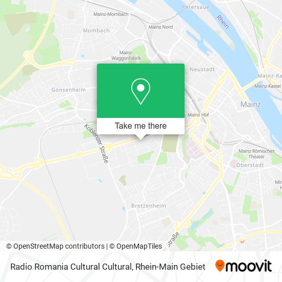 Radio Romania Cultural Cultural map