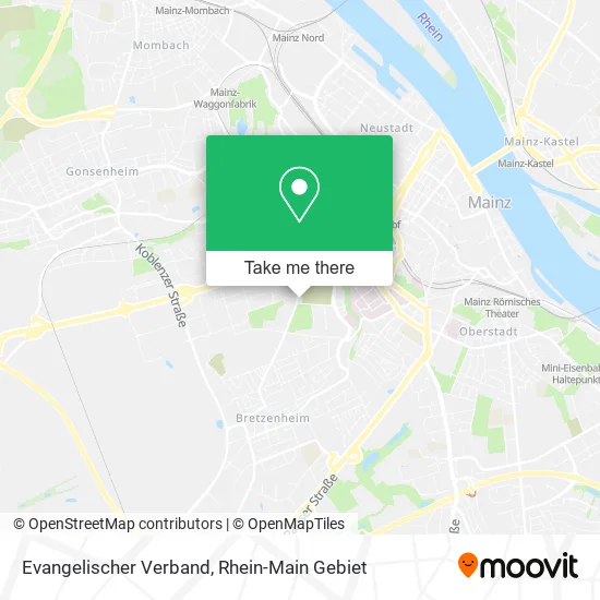 Карта Evangelischer Verband