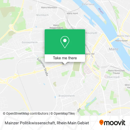 Карта Mainzer Politikwissenschaft