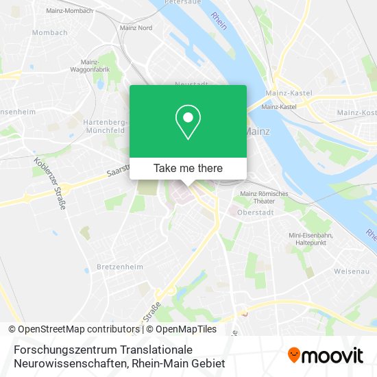 Forschungszentrum Translationale Neurowissenschaften map