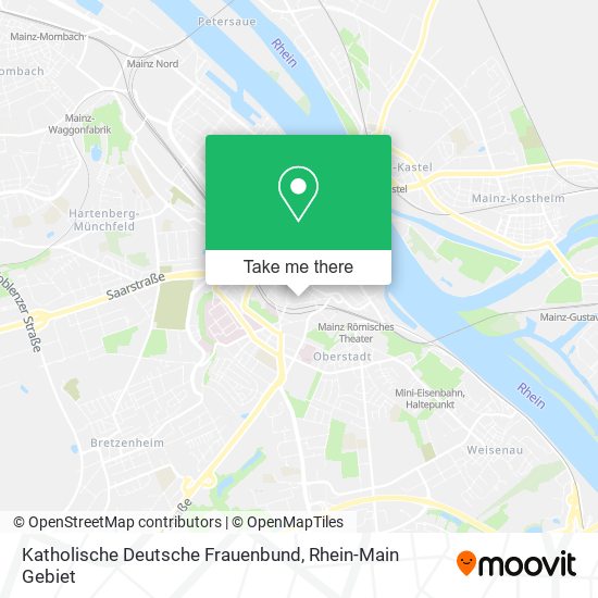Katholische Deutsche Frauenbund map