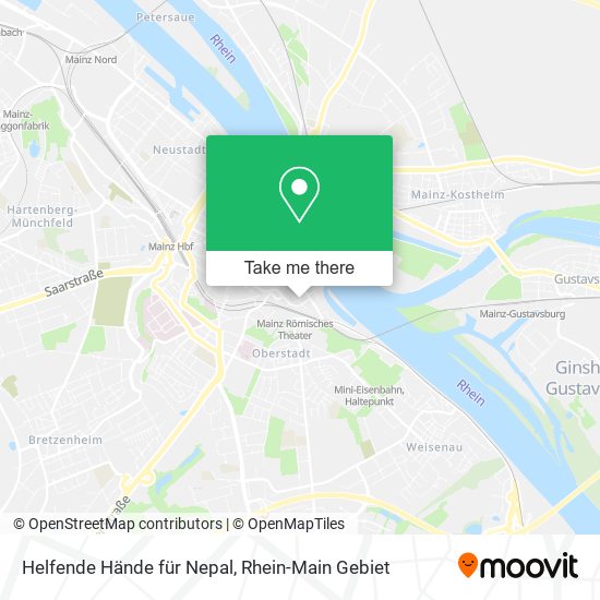Helfende Hände für Nepal map