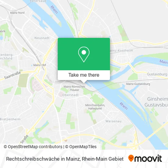 Rechtschreibschwäche in Mainz map