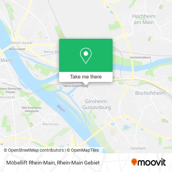Карта Möbellift Rhein-Main