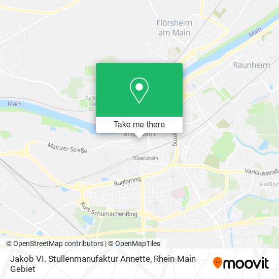 Jakob VI. Stullenmanufaktur Annette map