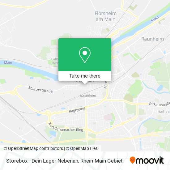 Storebox - Dein Lager Nebenan map