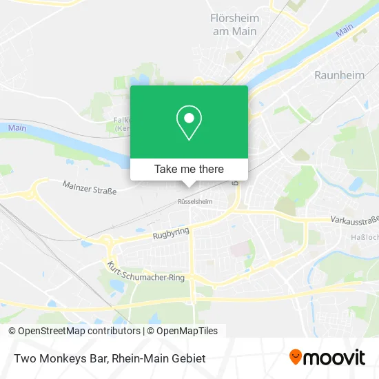 Карта Two Monkeys Bar