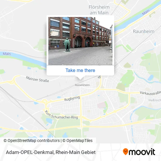 Карта Adam-OPEL-Denkmal