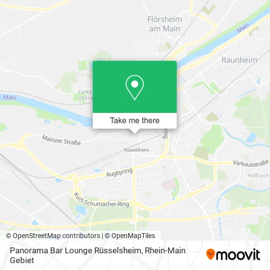 Карта Panorama Bar Lounge Rüsselsheim