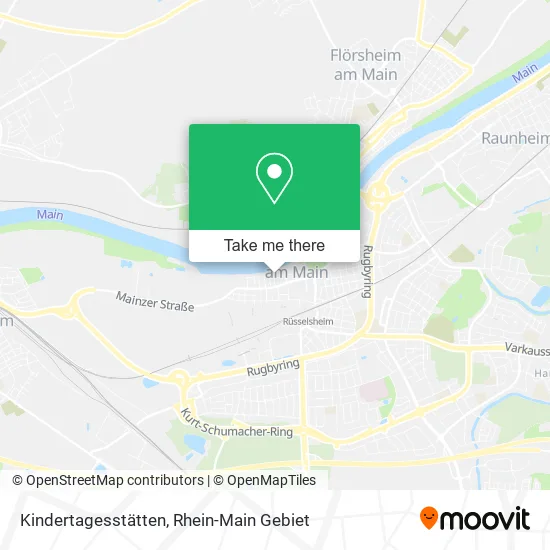 Карта Kindertagesstätten