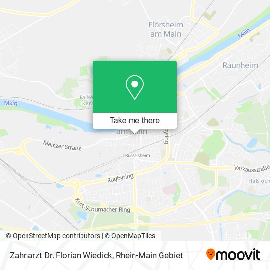 Zahnarzt Dr. Florian Wiedick map