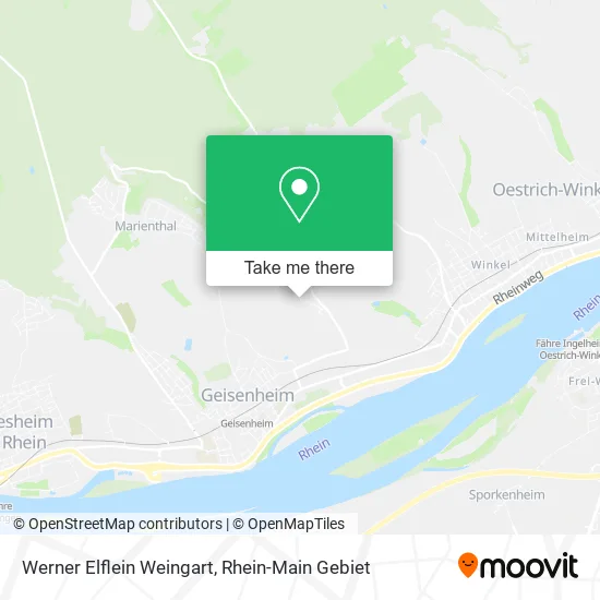 Карта Werner Elflein Weingart