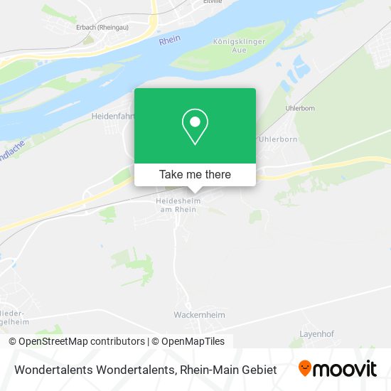 Wondertalents Wondertalents map