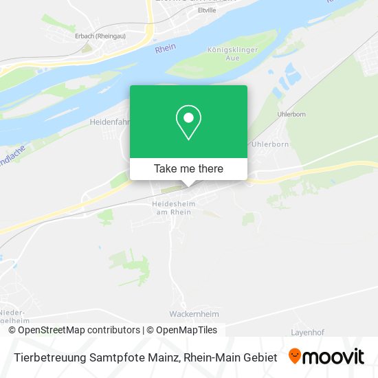 Tierbetreuung Samtpfote Mainz map