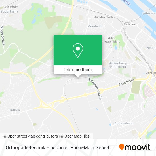 Orthopädietechnik Einspanier map