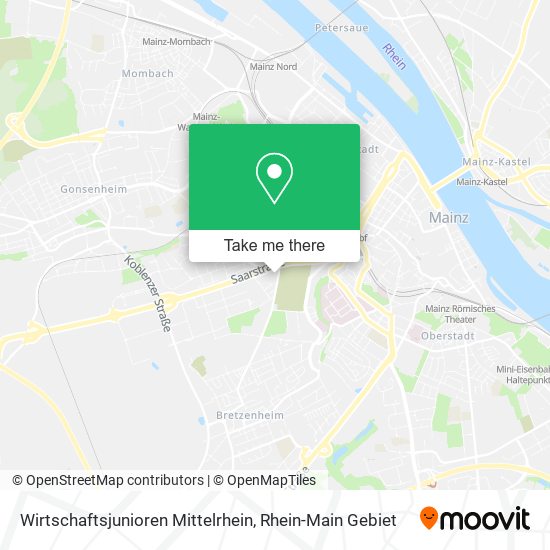 Wirtschaftsjunioren Mittelrhein map