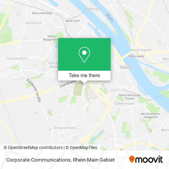 Карта Corporate Communications