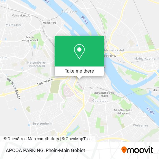 Карта APCOA PARKING