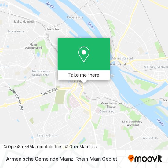 Armenische Gemeinde Mainz map