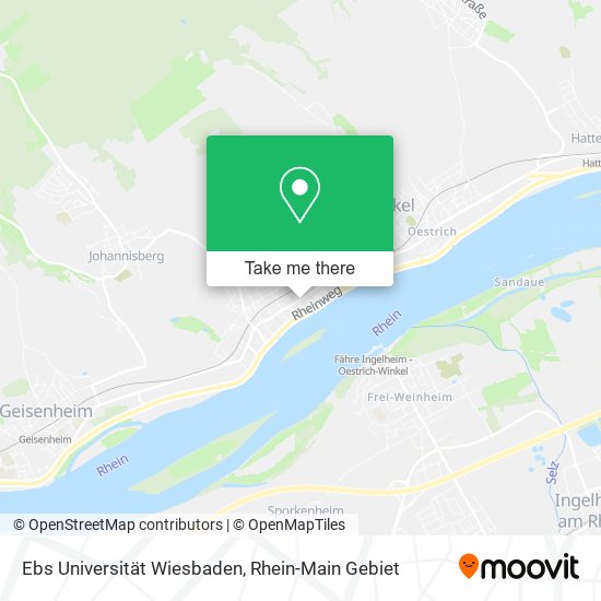 Ebs Universität Wiesbaden map