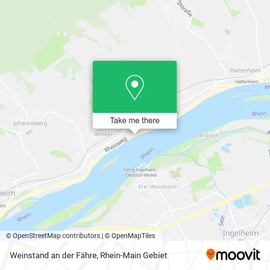 Weinstand an der Fähre map