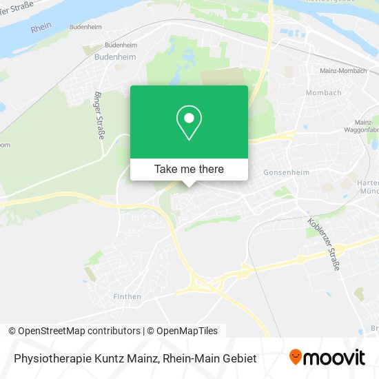 Physiotherapie Kuntz Mainz map