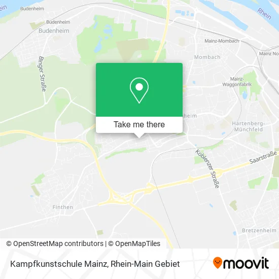 Карта Kampfkunstschule Mainz
