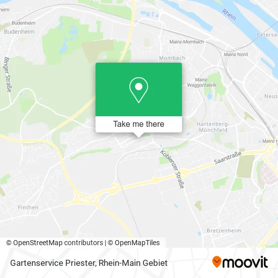 Карта Gartenservice Priester