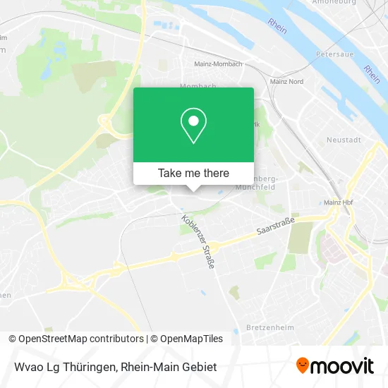 Карта Wvao Lg Thüringen