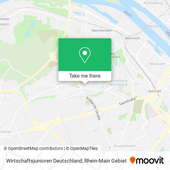 Wirtschaftsjunioren Deutschland map