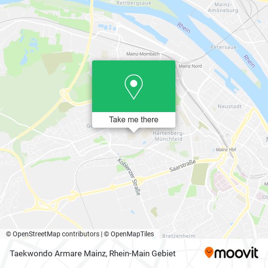 Карта Taekwondo Armare Mainz