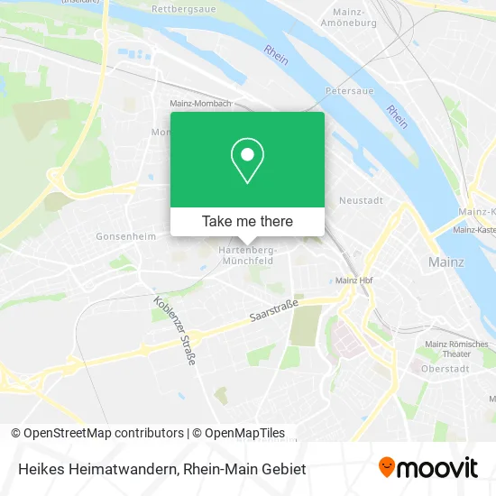 Карта Heikes Heimatwandern