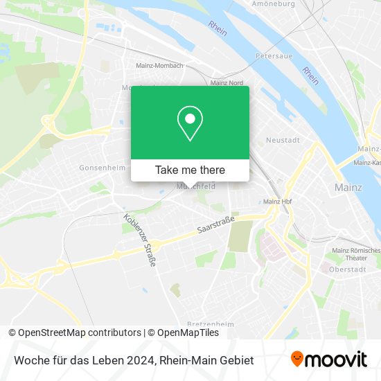 Woche für das Leben 2024 map