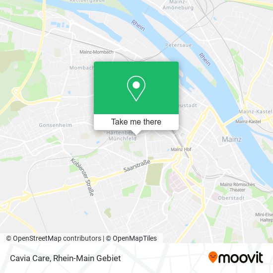 Cavia Care map