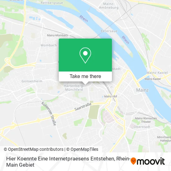 Карта Hier Koennte Eine Internetpraesens Entstehen