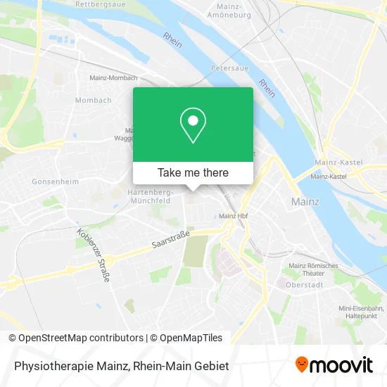 Карта Physiotherapie Mainz