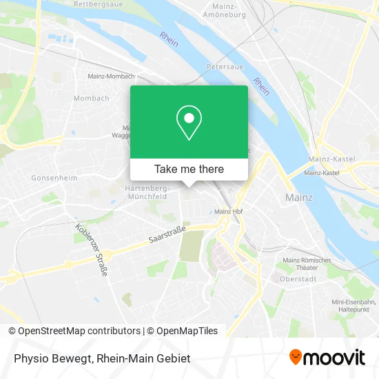 Карта Physio Bewegt