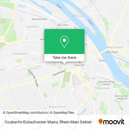 Coubertin-Eislaufcenter Mainz map