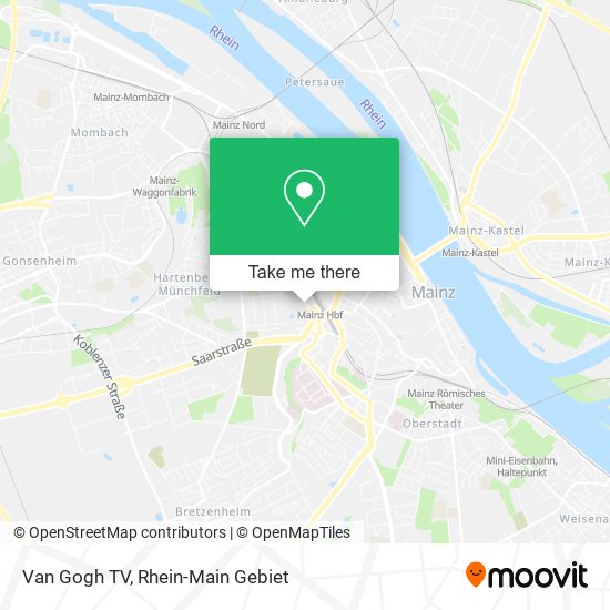 Van Gogh TV map